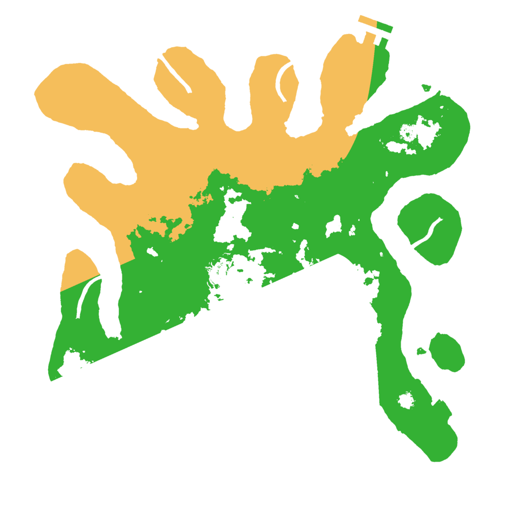 Biome Rust Map: Procedural Map, Size: 3000, Seed: 97517