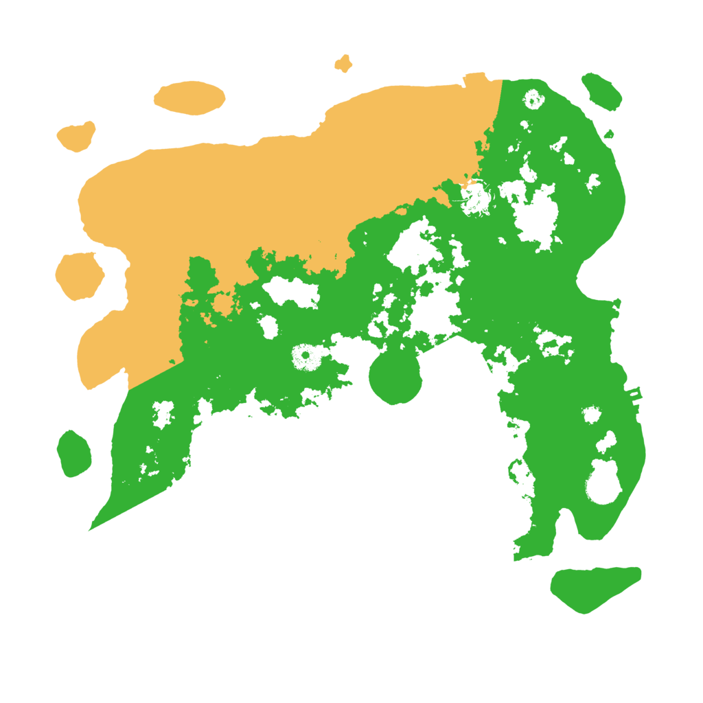 Biome Rust Map: Procedural Map, Size: 3650, Seed: 42781991