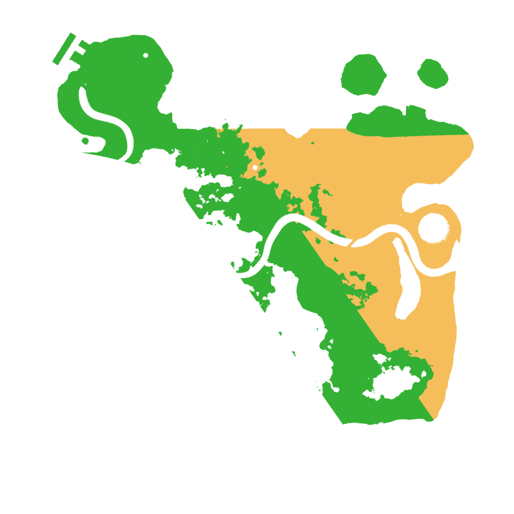Biome Rust Map: Procedural Map, Size: 3000, Seed: 176840553