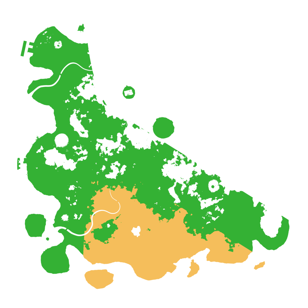 Biome Rust Map: Procedural Map, Size: 4000, Seed: 72713
