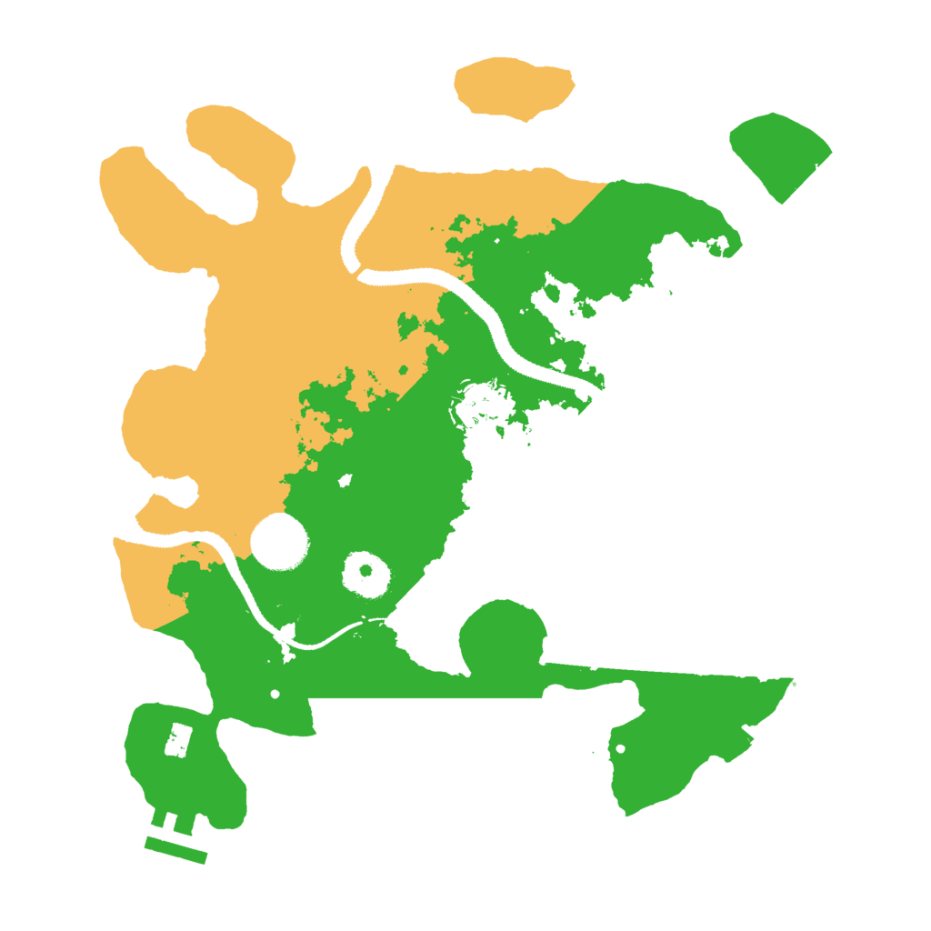 Biome Rust Map: Procedural Map, Size: 3000, Seed: 16750