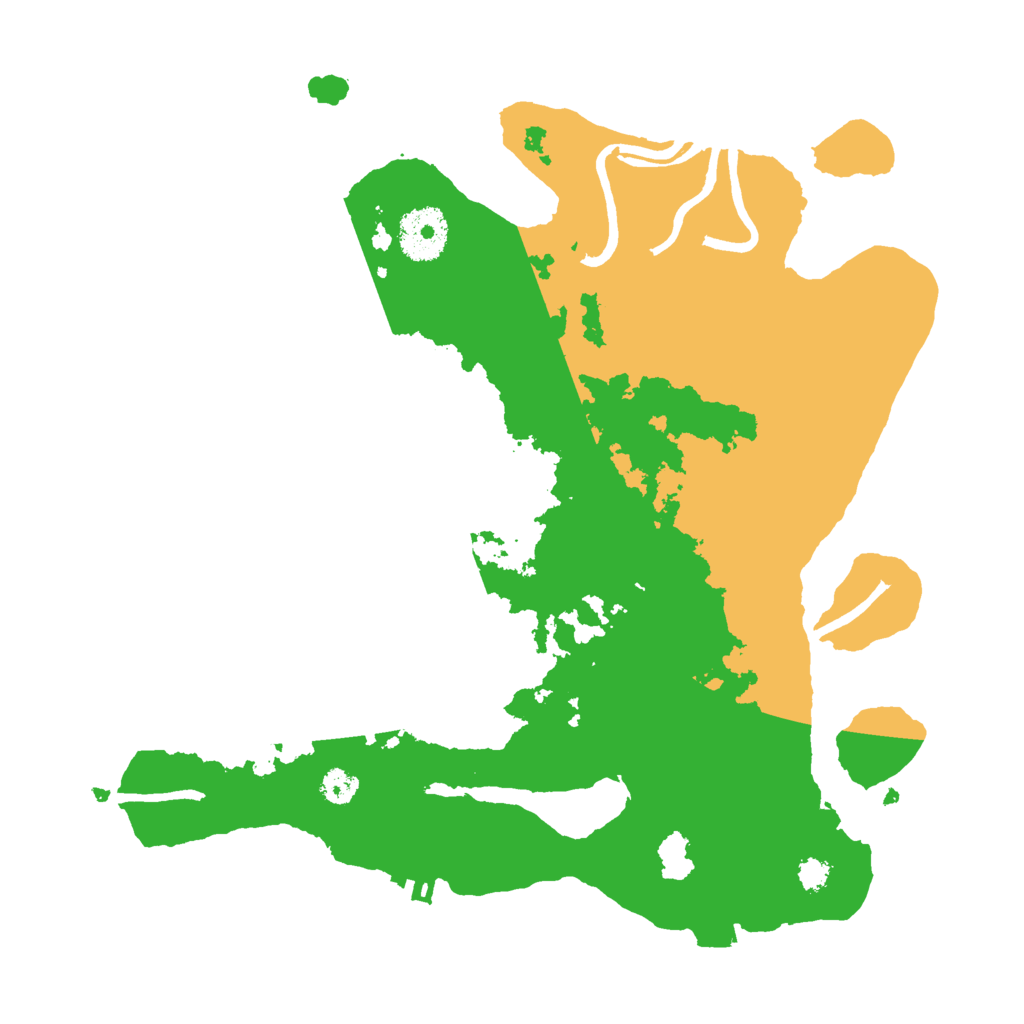 Biome Rust Map: Procedural Map, Size: 3000, Seed: 319827