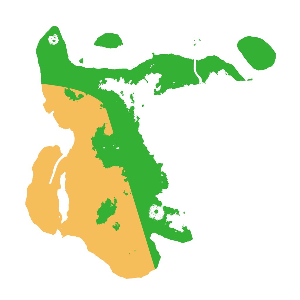Biome Rust Map: Procedural Map, Size: 3000, Seed: 23016