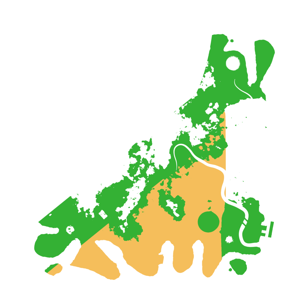 Biome Rust Map: Procedural Map, Size: 3800, Seed: 873863385