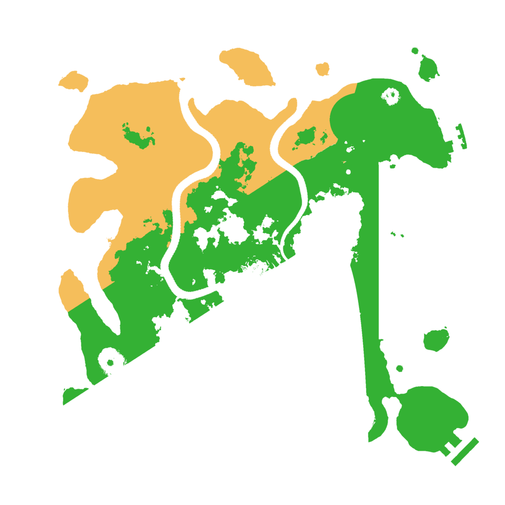 Biome Rust Map: Procedural Map, Size: 3000, Seed: 1964475362