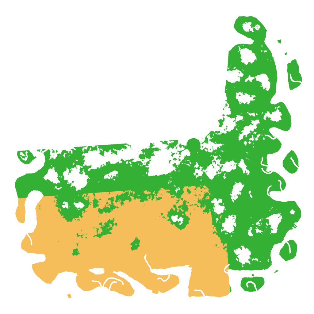 Biome Rust Map: Procedural Map, Size: 6000, Seed: 19127831