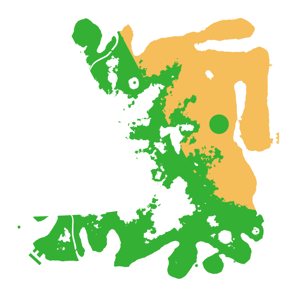 Biome Rust Map: Procedural Map, Size: 4000, Seed: 1417552052