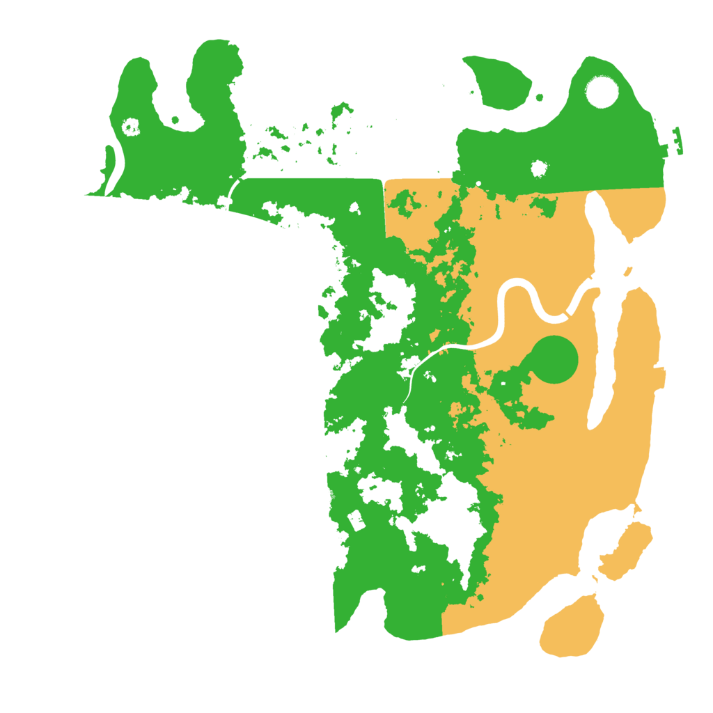 Biome Rust Map: Procedural Map, Size: 3900, Seed: 14227423