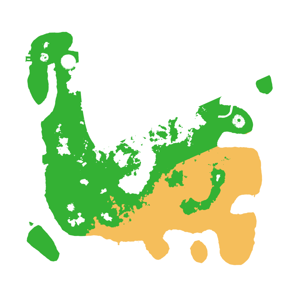 Biome Rust Map: Procedural Map, Size: 3500, Seed: 875478978