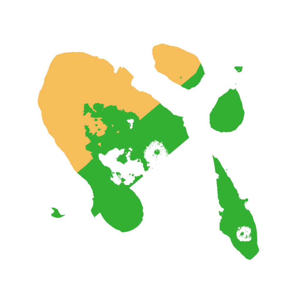 Biome Rust Map: Procedural Map, Size: 2000, Seed: 1373795530