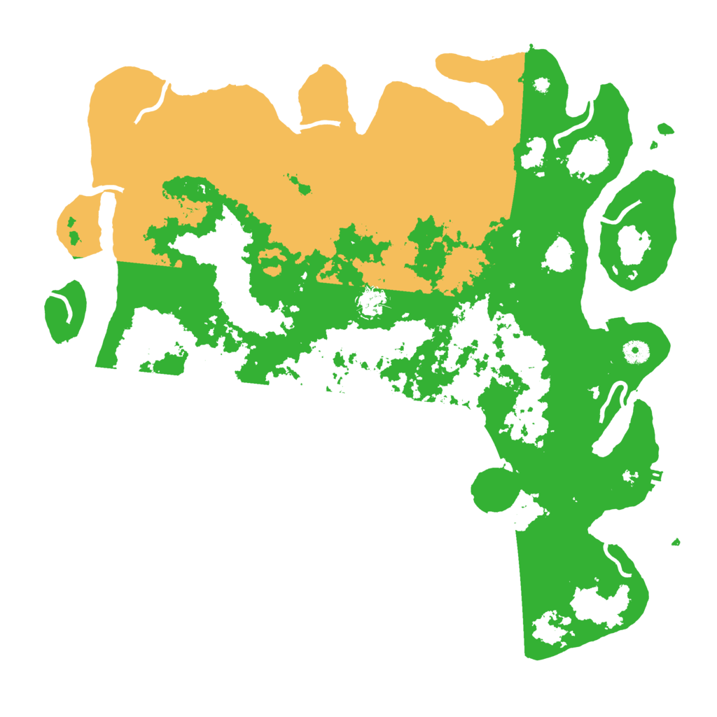 Biome Rust Map: Procedural Map, Size: 4300, Seed: 23661748