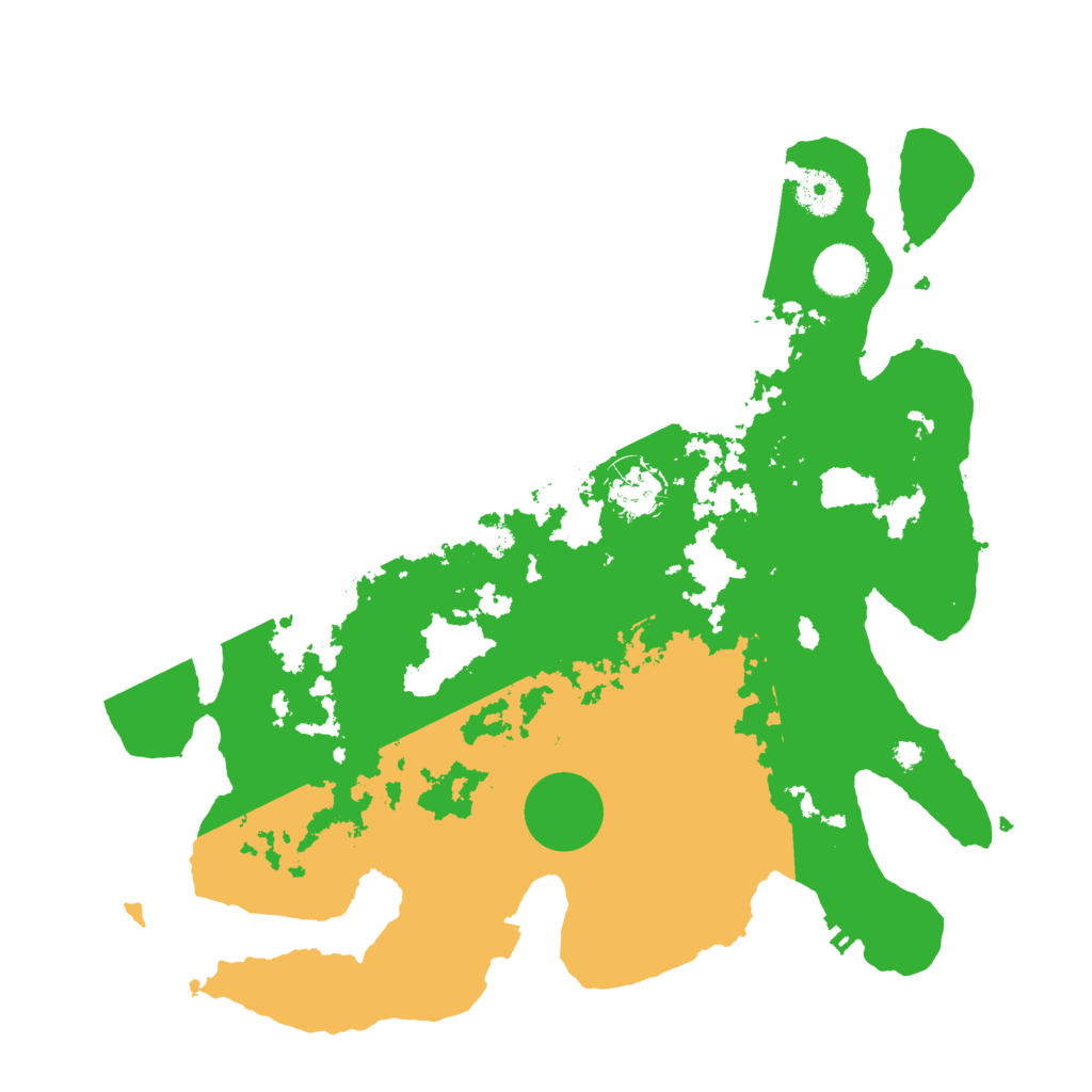 Biome Rust Map: Procedural Map, Size: 3650, Seed: 43026853