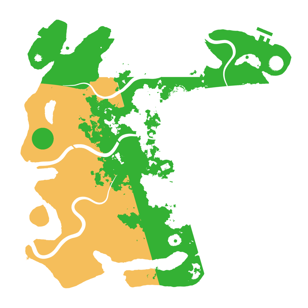 Biome Rust Map: Procedural Map, Size: 3750, Seed: 331857