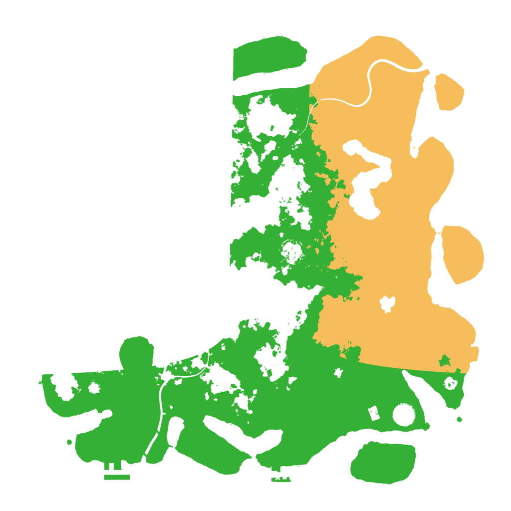 Biome Rust Map: Procedural Map, Size: 4000, Seed: 1247364479