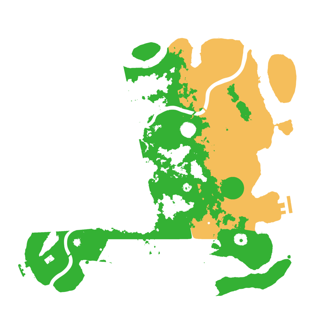 Biome Rust Map: Procedural Map, Size: 3750, Seed: 88794418