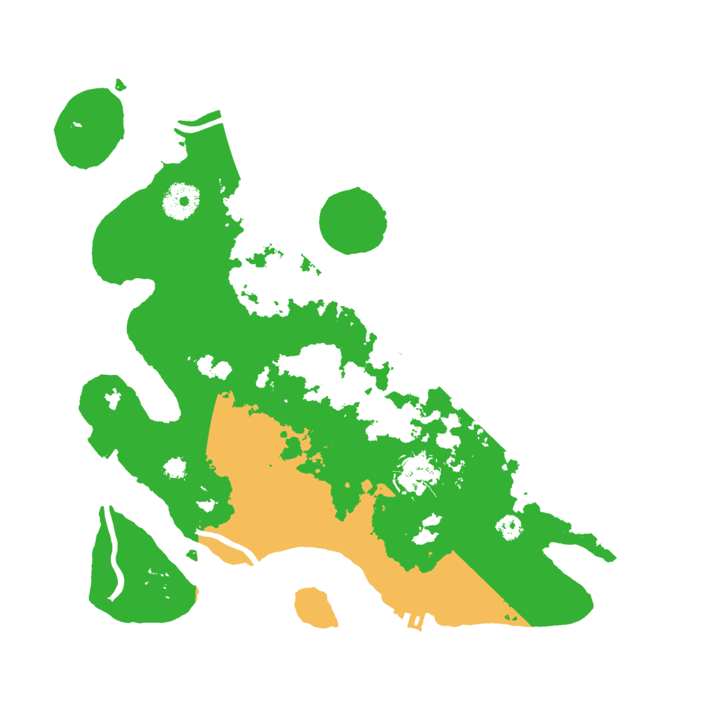 Biome Rust Map: Procedural Map, Size: 3000, Seed: 12199