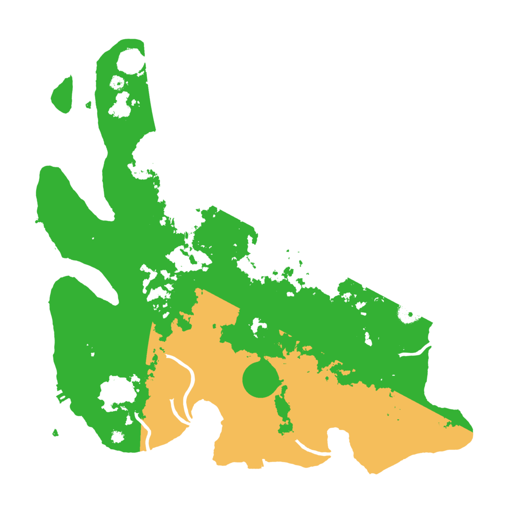 Biome Rust Map: Procedural Map, Size: 3800, Seed: 32923910