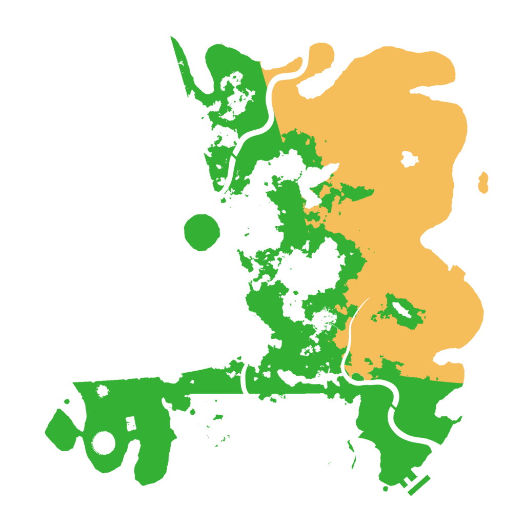 Biome Rust Map: Procedural Map, Size: 4000, Seed: 634564564