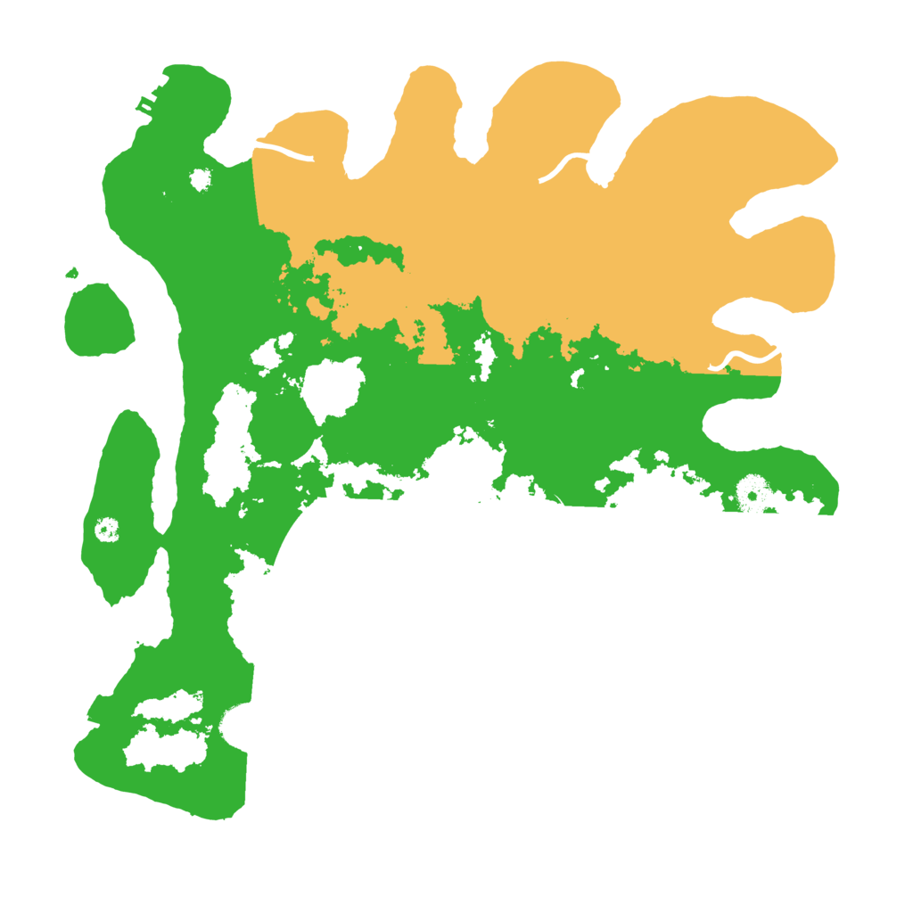 Biome Rust Map: Procedural Map, Size: 3750, Seed: 47137465