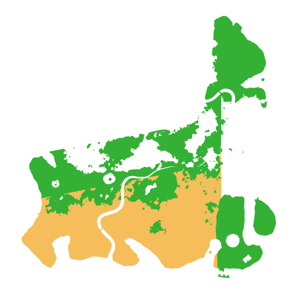 Biome Rust Map: Procedural Map, Size: 3900, Seed: 20311926
