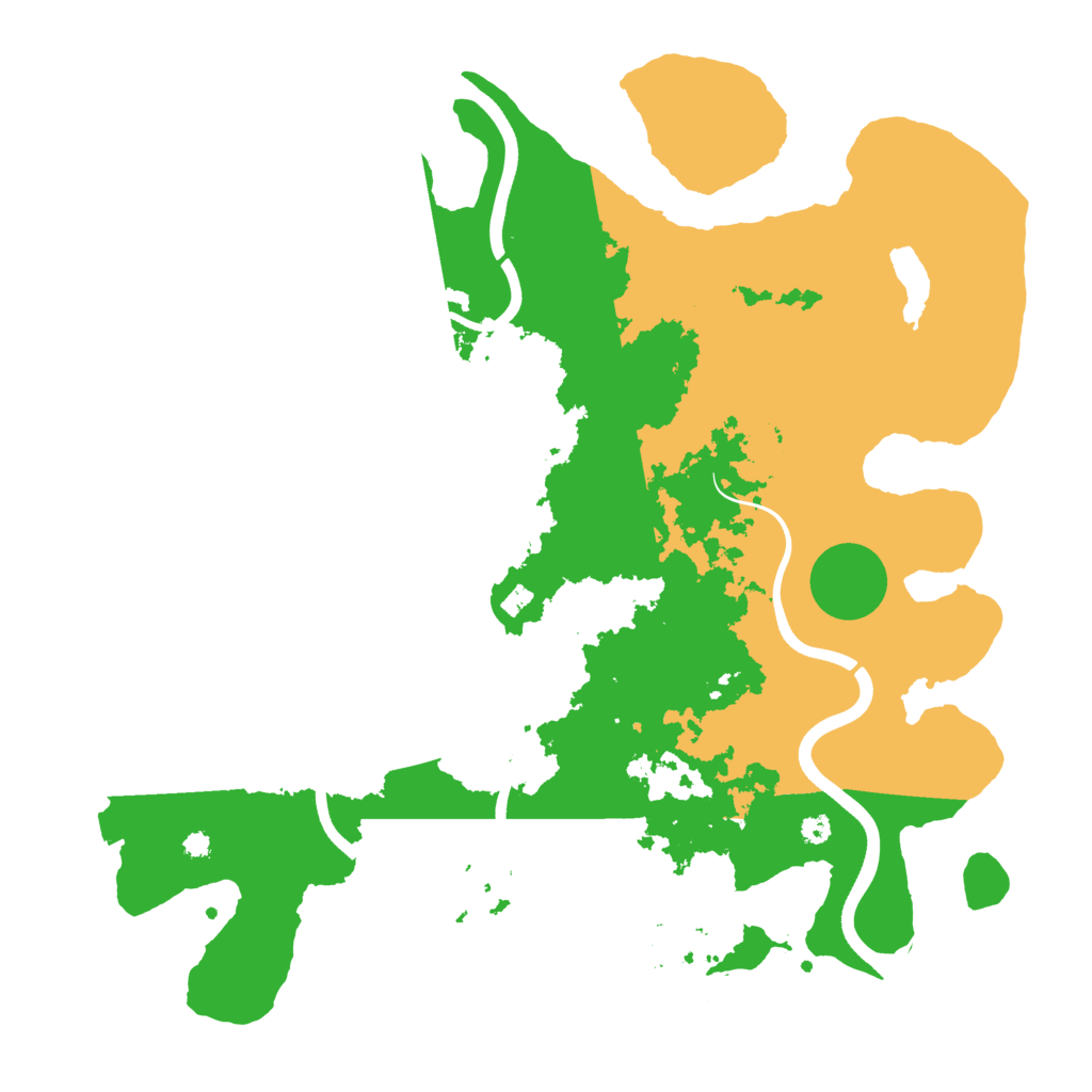 Biome Rust Map: Procedural Map, Size: 3750, Seed: 87235597