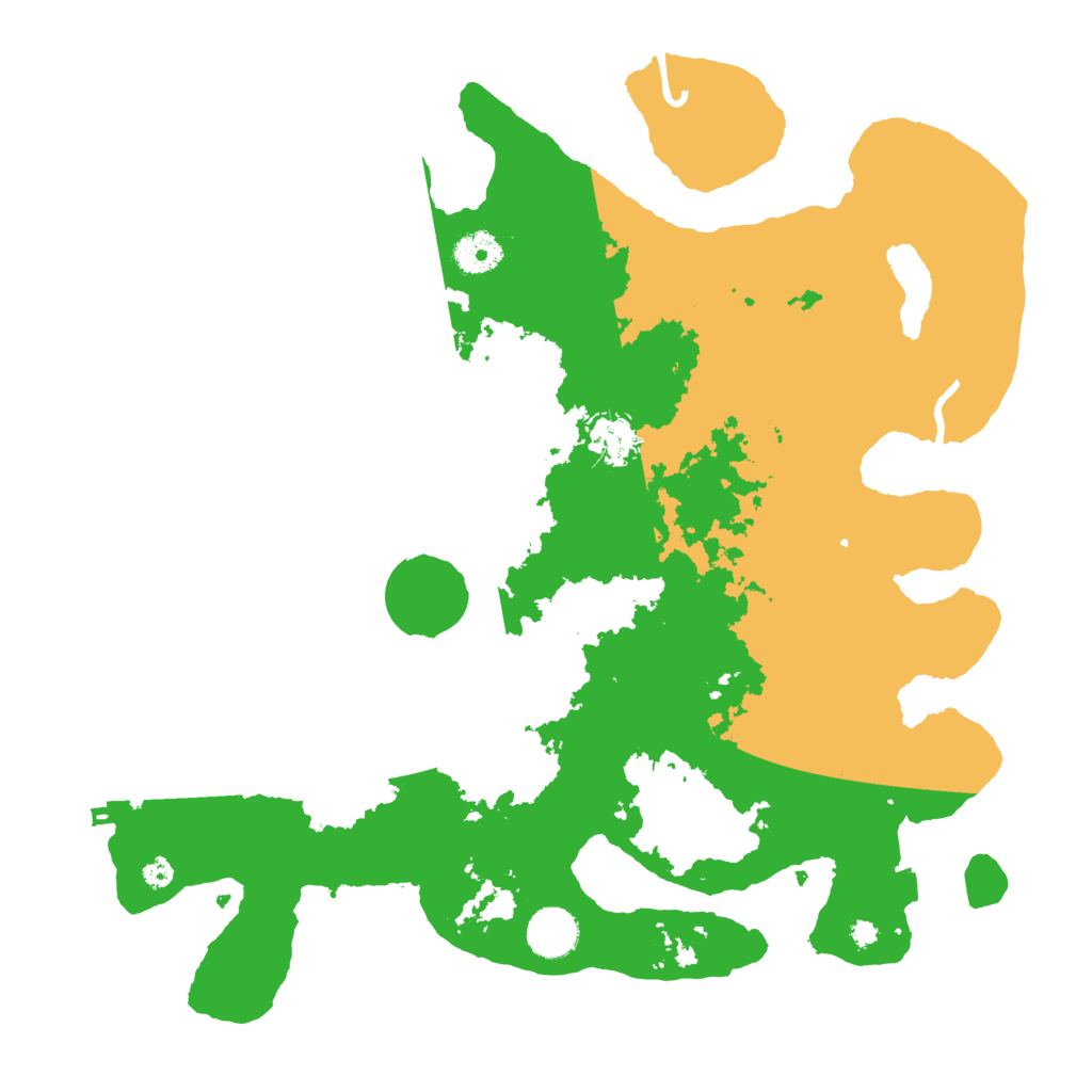 Biome Rust Map: Procedural Map, Size: 3750, Seed: 87235597