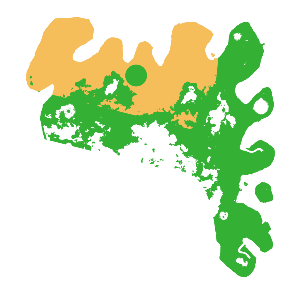 Biome Rust Map: Procedural Map, Size: 3650, Seed: 73774322