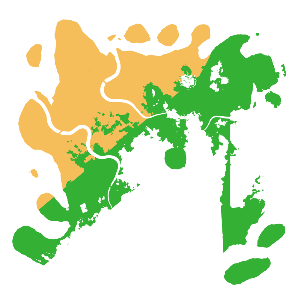 Biome Rust Map: Procedural Map, Size: 3750, Seed: 38574462