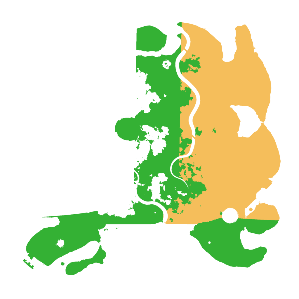 Biome Rust Map: Procedural Map, Size: 3500, Seed: 47172325