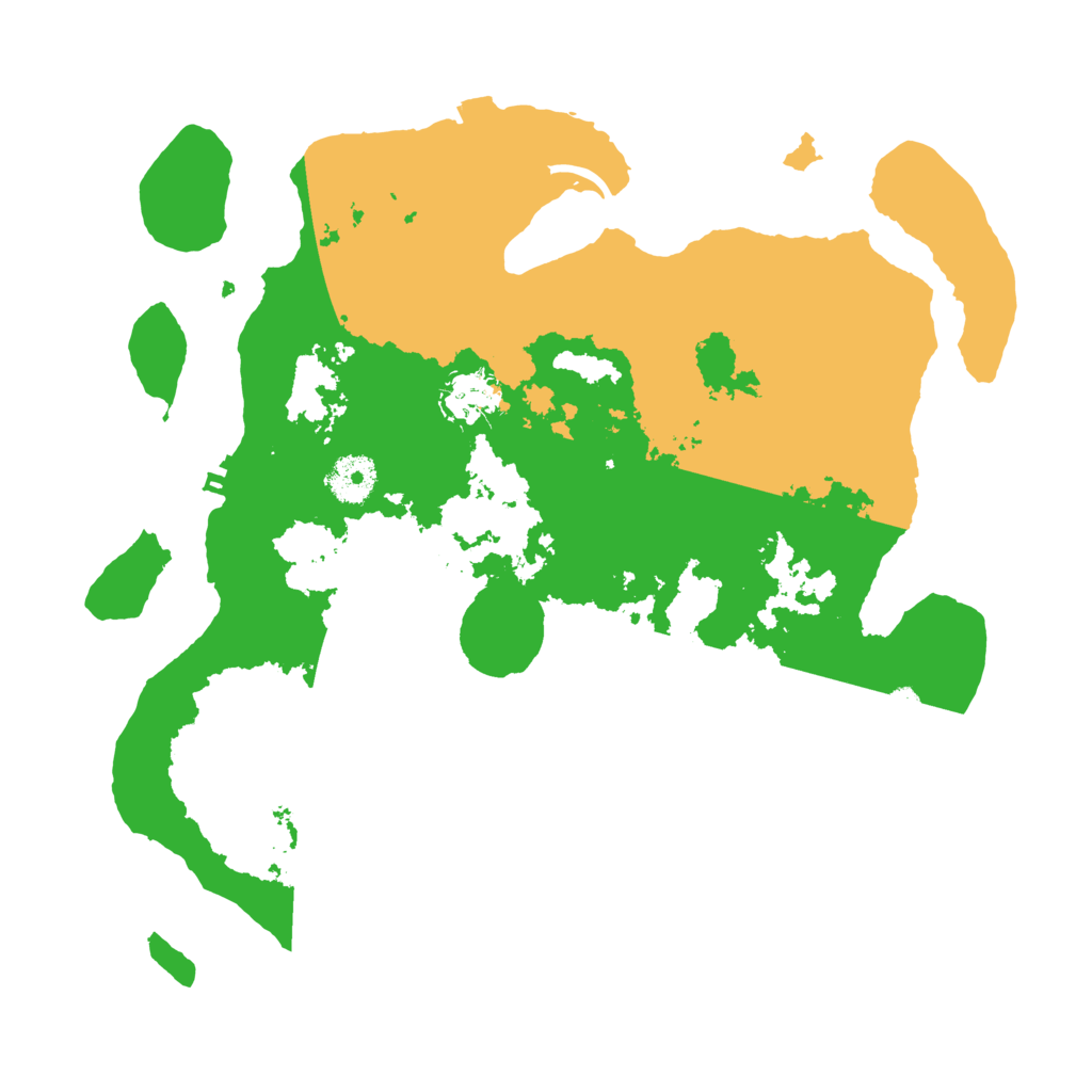 Biome Rust Map: Procedural Map, Size: 3500, Seed: 56881002