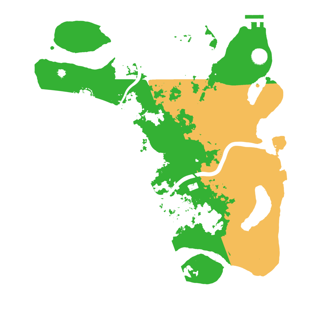 Biome Rust Map: Procedural Map, Size: 3450, Seed: 5013512