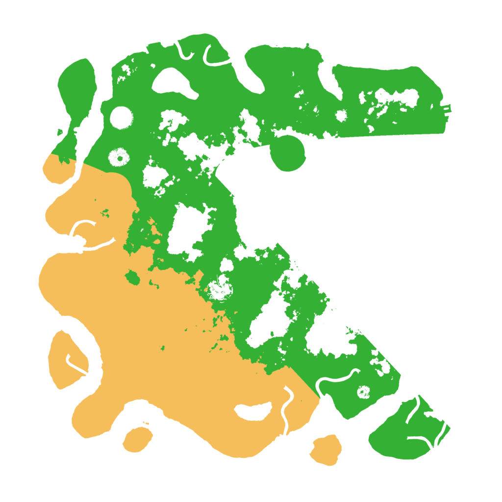 Biome Rust Map: Procedural Map, Size: 3900, Seed: 63112982