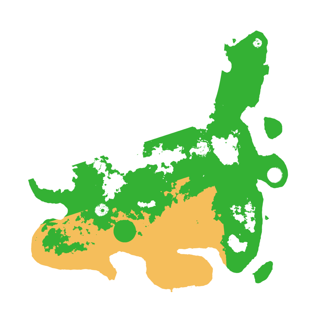 Biome Rust Map: Procedural Map, Size: 3650, Seed: 89255890