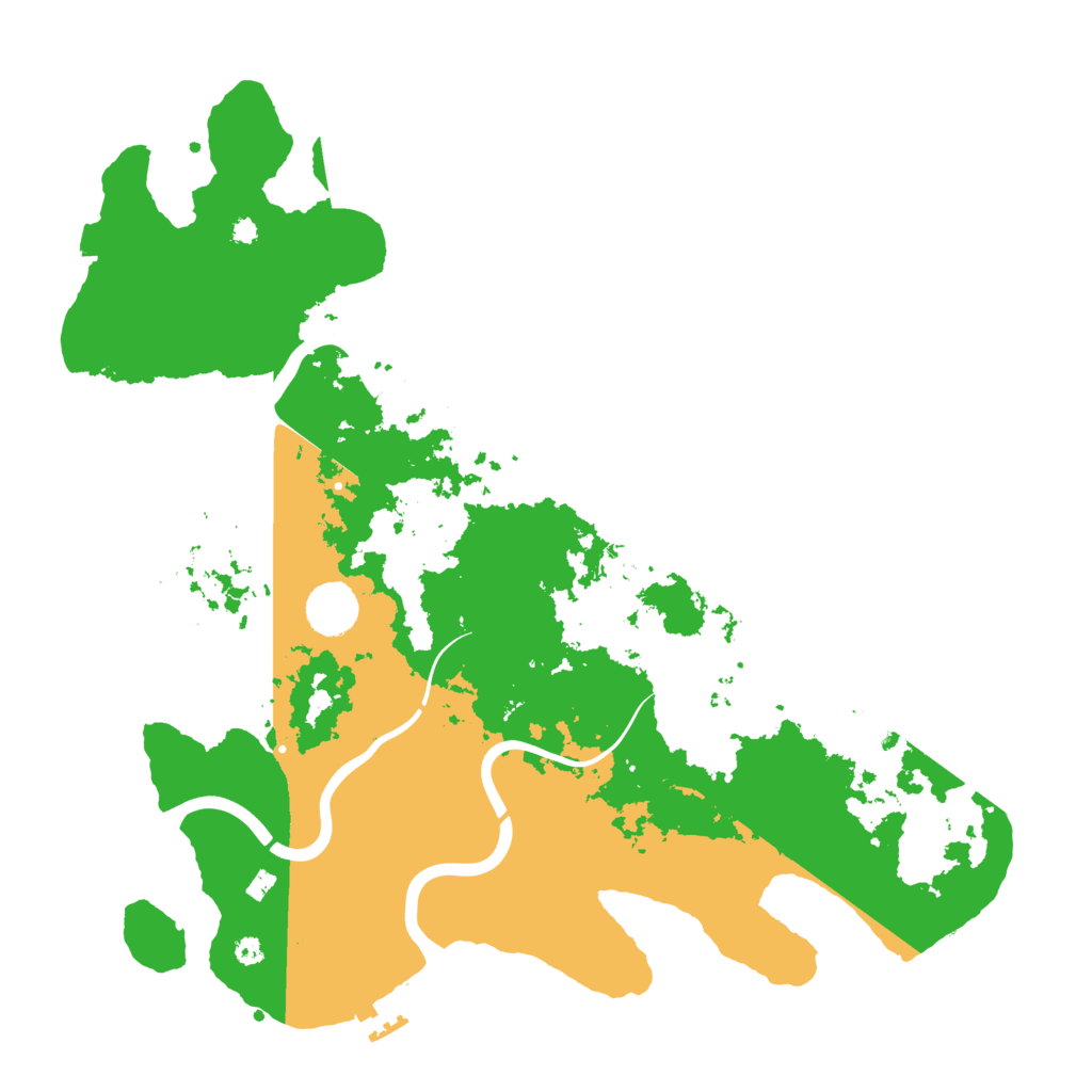 Biome Rust Map: Procedural Map, Size: 3900, Seed: 16487005