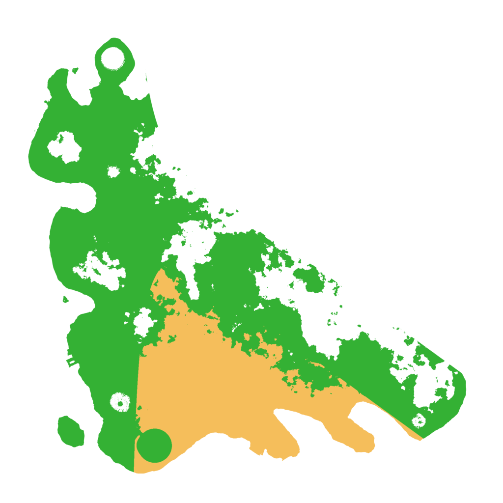 Biome Rust Map: Procedural Map, Size: 3900, Seed: 16487005
