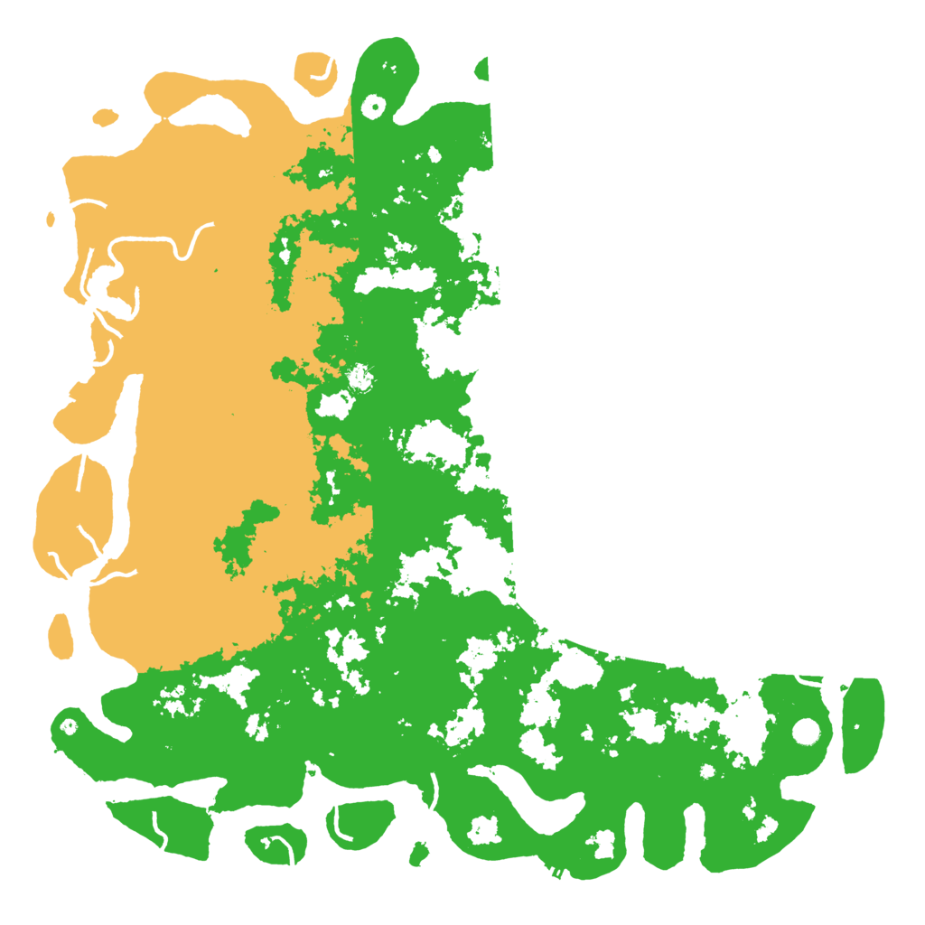 Biome Rust Map: Procedural Map, Size: 6000, Seed: 73131043