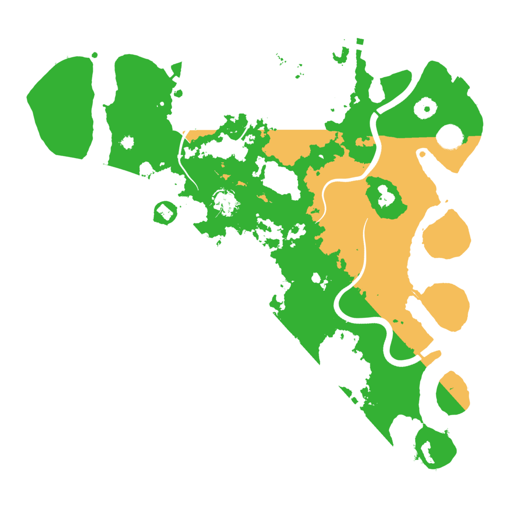Biome Rust Map: Procedural Map, Size: 3600, Seed: 7941002