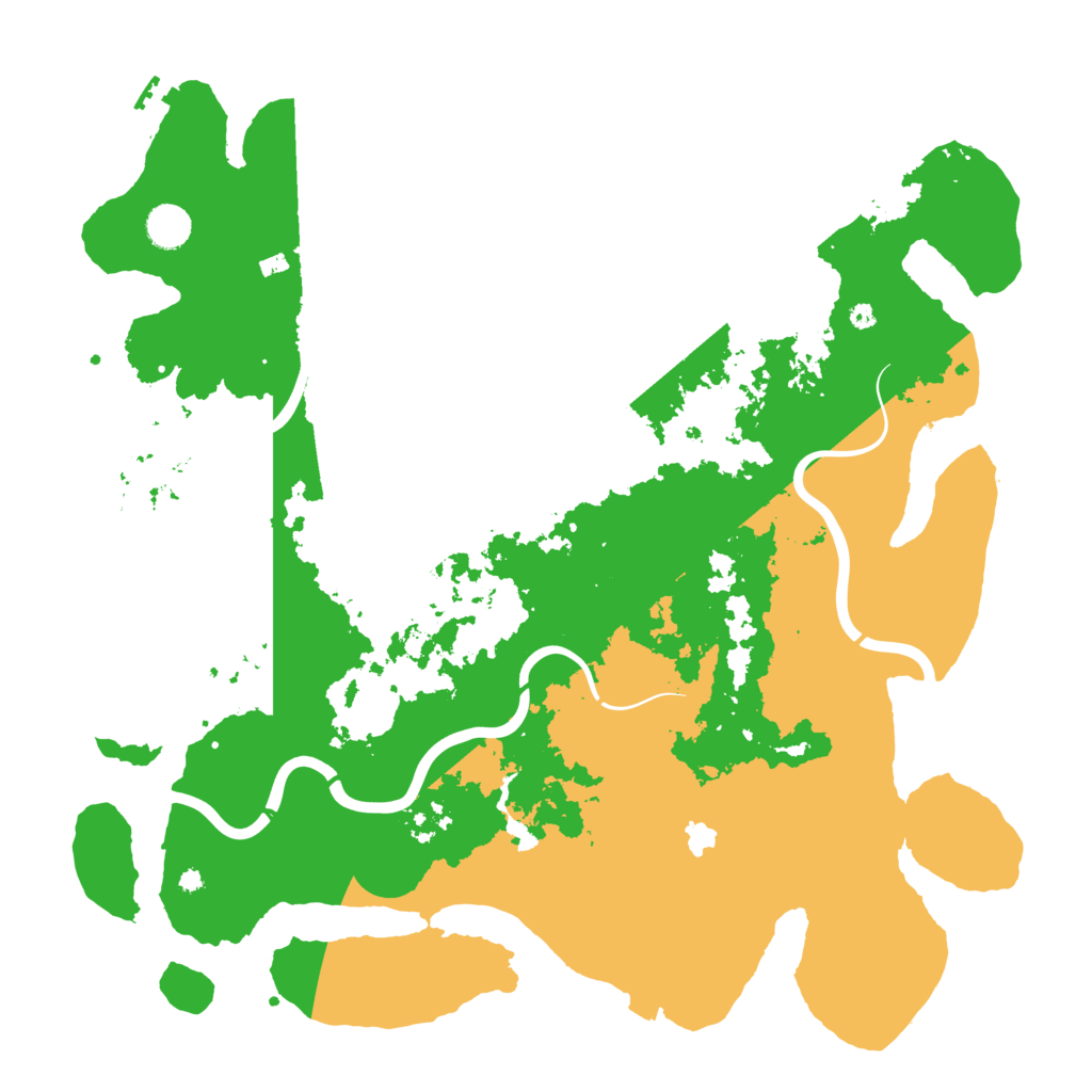Biome Rust Map: Procedural Map, Size: 4300, Seed: 79182322