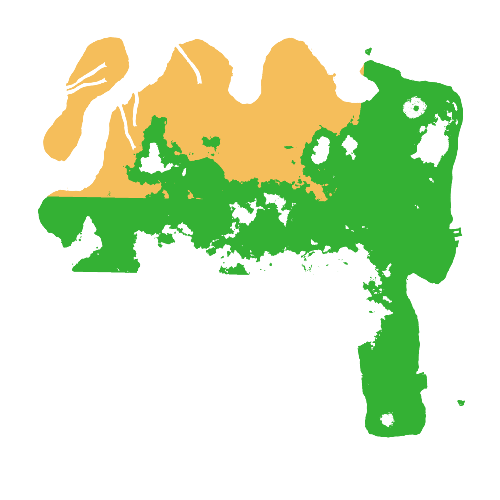 Biome Rust Map: Procedural Map, Size: 3500, Seed: 98042364