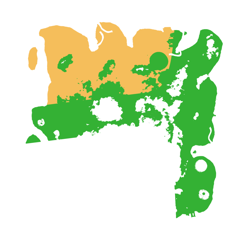 Biome Rust Map: Procedural Map, Size: 3500, Seed: 329550224