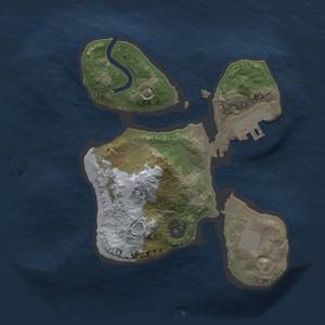 Thumbnail Rust Map: Procedural Map, Size: 1750, Seed: 1152091885, 4 Monuments