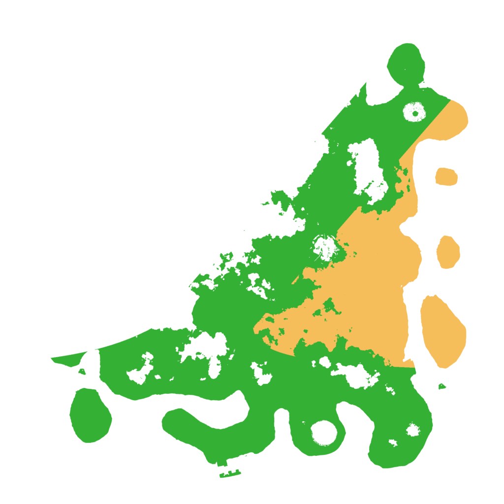 Biome Rust Map: Procedural Map, Size: 3600, Seed: 36996836