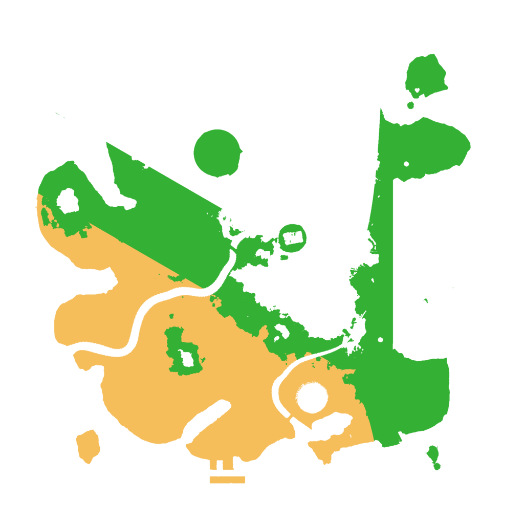 Biome Rust Map: Procedural Map, Size: 3000, Seed: 931565077