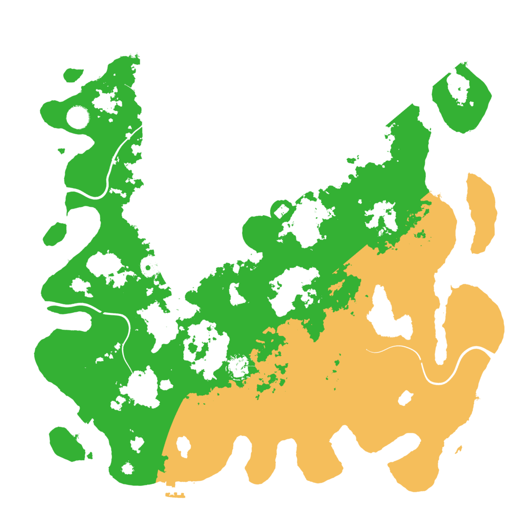 Biome Rust Map: Procedural Map, Size: 4050, Seed: 1067768297
