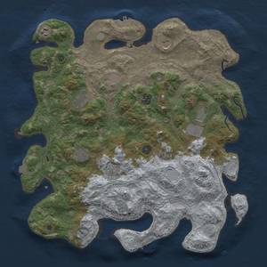 Thumbnail Rust Map: Procedural Map, Size: 4250, Seed: 356673983, 18 Monuments