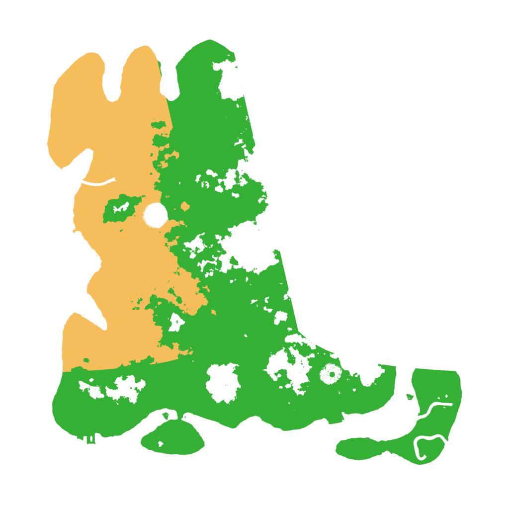 Biome Rust Map: Procedural Map, Size: 3700, Seed: 63712838