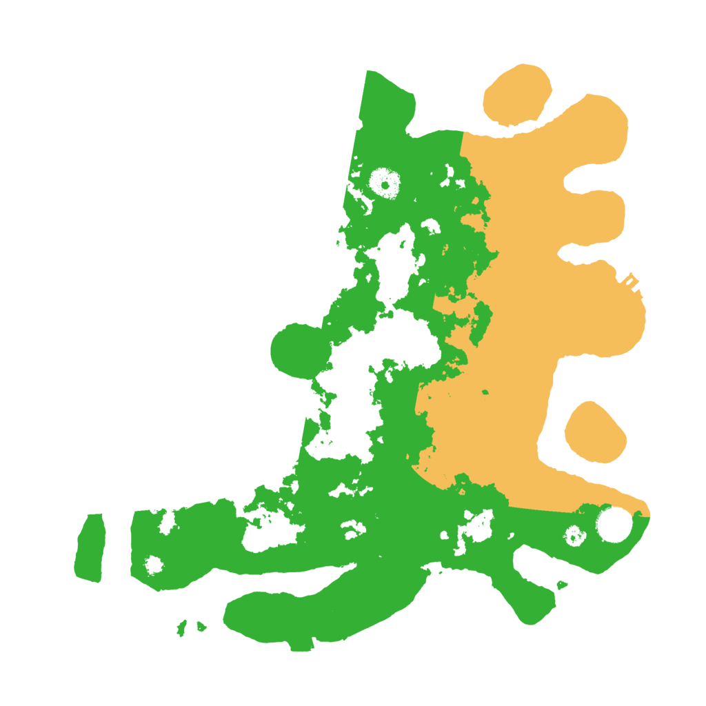 Biome Rust Map: Procedural Map, Size: 3500, Seed: 346952794