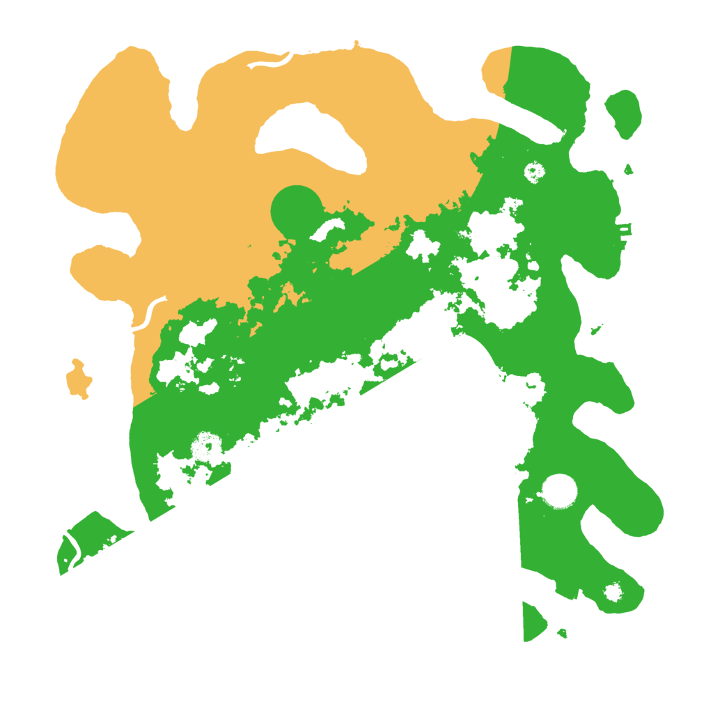 Biome Rust Map: Procedural Map, Size: 3600, Seed: 1196580793