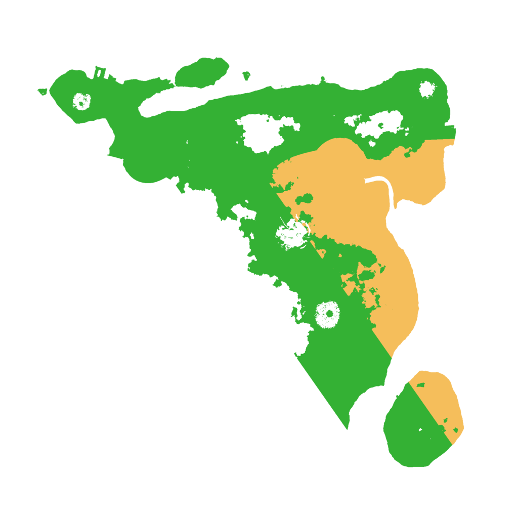 Biome Rust Map: Procedural Map, Size: 3000, Seed: 68234