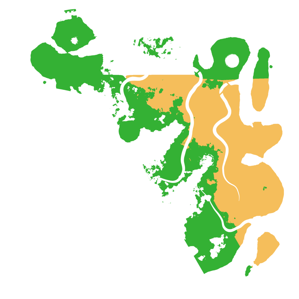 Biome Rust Map: Procedural Map, Size: 3900, Seed: 68136201